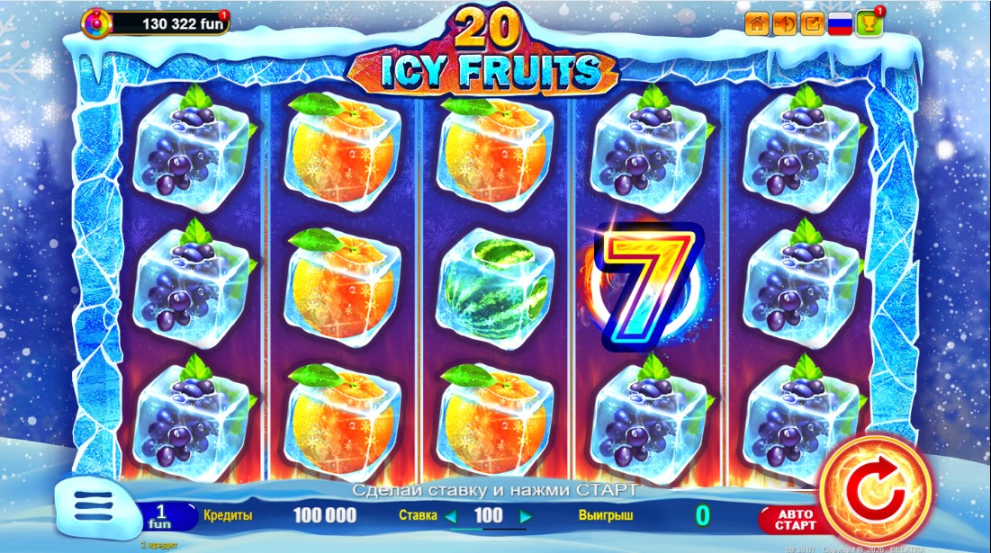 Icy Fruits в Фреш Казино