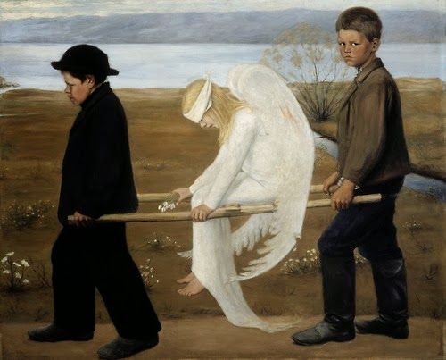 Hugo Simberg De gewonde engel